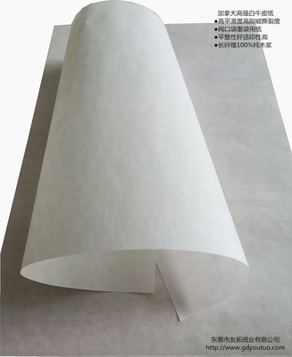 加拿大高强白牛皮纸
